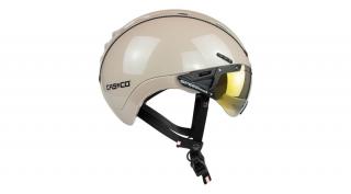 CASCO Roadster Plus kerékpáros sisak lencsével - bézs