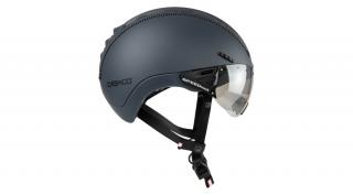 CASCO Roadster Plus kerékpáros sisak lencsével - sötétszürke