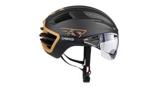 CASCO SPEEDairo 2 RS kerékpáros sisak fotokromatikus lencsével - fekete/barna