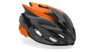 RUDY PROJECT Rush kerékpáros sisak - fekete/narancs