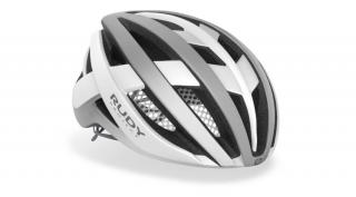 RUDY PROJECT Venger kerékpáros sisak - fehér/ezüst