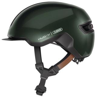 ABUS Hud-Y kerékpáros sisak hátsó világítással,  S  51-55cm - zöld (moss green)