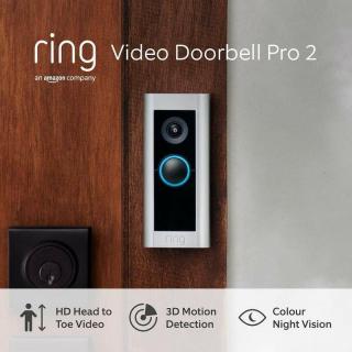 Amazon Ring Video Doorbell Pro 2 Hardwired okos kaputelefon, Alexa támogatással (8VRCPZ-0EU0)