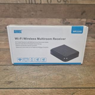 August WR230B vezeték nélküli multiroom audioforrás-adapter, bluetooth - fekete