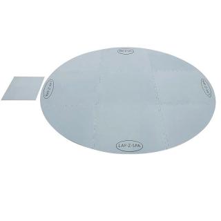 Bestway Lay‑Z‑Spa® kör alakú aljvédő, 211cm - szürke (13222)