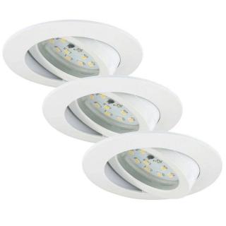 Briloner beépíthető, dimmelhető led lámpa, 5,5W, 470lum, 3000K, IP23, 8,2cm, 3 darabos készlet - ...