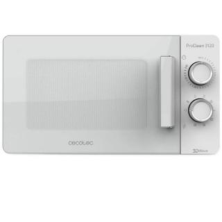 Cecotec ProClean 3120 mikrohullámú sütő, grill funkcióval, 3D Wave technológia, 20lit, 700/800W -...