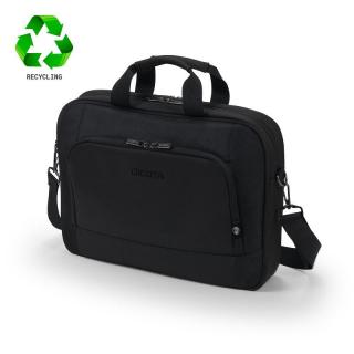 Dicota Eco Top Traveler BASE 15-17,3  laptop táska, újrahasznosított  műanyagból - fekete (D...