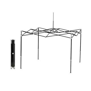 E-z Up Eclipse összecsukható pavilon acél váz, 3x3m - fekete (EC3FST10BK)