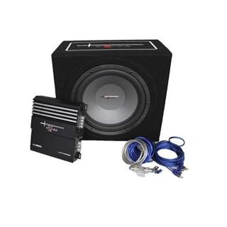 Excalibur X3 BassPack 12  autós mélysugárzó, erősítővel és kábelkészlettel, 1000W