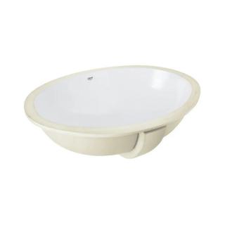 GROHE Bau Ceramic pult alá építhető mosdó, túlfolyóval, 56x42cm - fényes fehér (39423000)