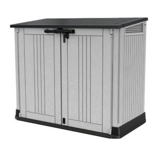 Keter Store It Out Midi Prime műanyag kerti tároló szekrény, 113,5x132x71,5cm - szürke (17210430)...