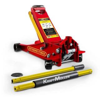 Kraft Müller professzionális hidraulikus emelő, 2.25t - piros/sárga (K497)
