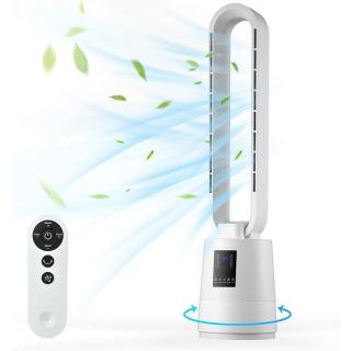 Lapát nélküli oszlopventilátor, távirányítóval, időzítővel, 80W, 97cm - fehér (DWY-S680R)...