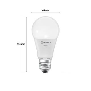 Ledvance Smart+ Wifi led izzó, 9W, 806lm, 2700K, 3db/csomag - fehér