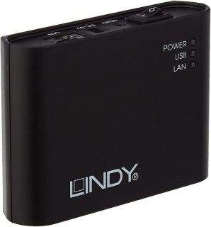 Lindy 42633 USB 2.0 Gigabit Ethernet elosztó (4 port)