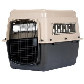 Petmate Ultra Vari utazó kennel, 62x81x57cm - fekete/krém (21552)