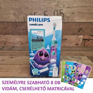 Philips Sonicare For Kids elektromos fogkefe gyerekeknek, bluetooth-al (HX6322/04) (csomagolássér...