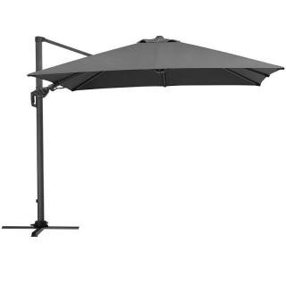 Schneider Rhodos Twist napernyő, állvánnyal, szellőztetővel, 300x300cm - antracit (730-15)