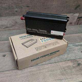 Solar Power Inverter SAA-1500A módosított szinuszos, szigetüzemű, kompakt inverter, 12V, 1500W - ...