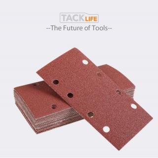 Tacklife ASD05C tépőzáras csiszolólapok, 93x185mm, 25 db-os szett