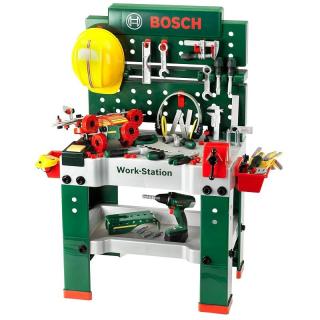 Theo Klein 8485 Bosch játék szerelőasztal, munkapad készlet