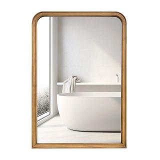 WallBeyond fa keretes íves fali tükör 91x61cm (345501)