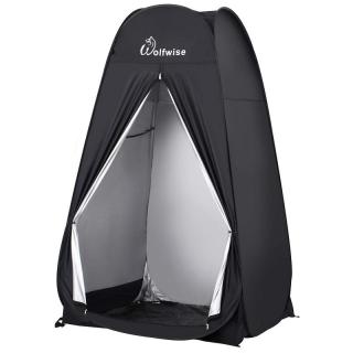 Wolfwise pop-Up öltözősátor, hordtáskában 200x120x120cm - fekete (LP250644BL)