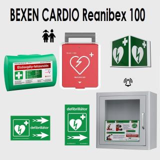 BEXEN Reanibex 100 félautomata defibrillátor Office csomagban ()