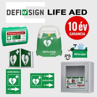 DefiSign LIFE félautomata defibrillátor csomag (10 (tíz) év)