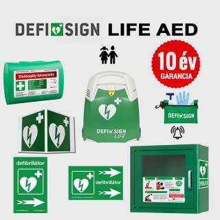 Iskolai csomag: DefiSign LIFE automata defibrillátor (10 (tíz))