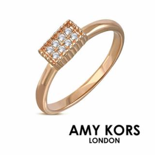 Amy Kors London® Geva Diamond - Rosegold színű köves gyűrű-6