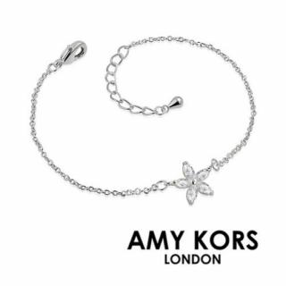 Amy Kors London® Luna Jasmine - Ezüst színű Karkötő cirkónia kristályos dísszel