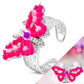 Butterfly - állítható lábujj gyűrű