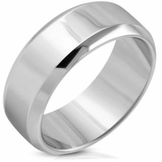 Ezüst színű gravírozható nemesacél gyűrű-11,5
