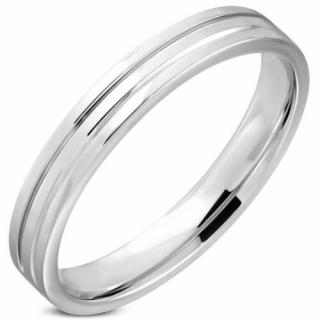 Ezüst színű nemesacél gyűrű ékszer-5