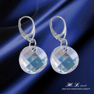 H. L. Jewel Swarovski® kristályos fülbevaló - Moonlight Crystal