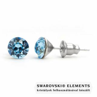 Jazzy Aquamarine Swarovski® kristályos fülbevaló