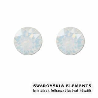 Jazzy fehér Swarovski® kristályos fülbevaló - White Water Opal