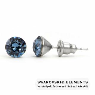 Jazzy kék Swarovski® kristályos fülbevaló - Denim Blue