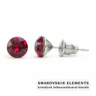 Jazzy piros Swarovski® kristályos fülbevaló - Ruby