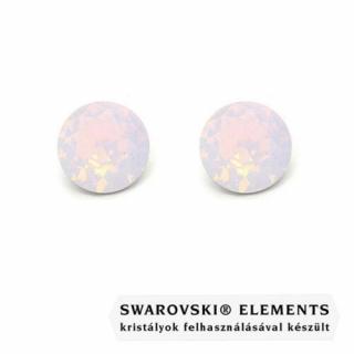 Jazzy rószaszín Swarovski® kristályos fülbevaló - Rose Water Opal