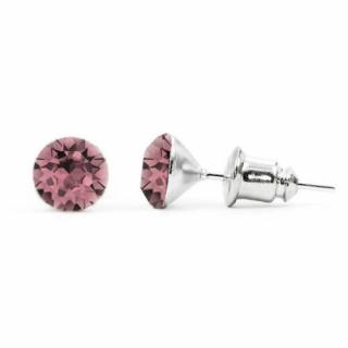 Jazzy rózsaszín Swarovski® kristályos fülbevaló - Antique Pink