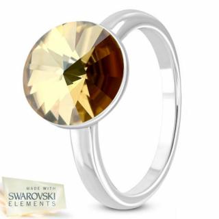 JIN - ezüst színű kristályos gyűrű