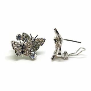 Swarovski kristályos fülbevaló:Pillangók
