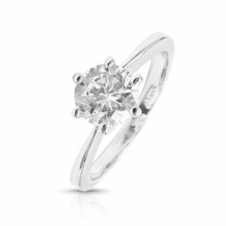 Swarovski kristályos gyűrű  Kerek kristállyal -8