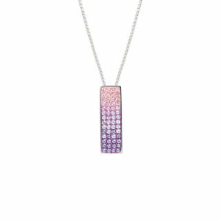 Swarovski® kristályos nemesacél nyaklánc - Twilight