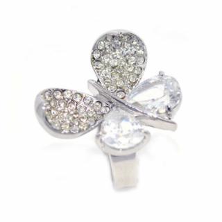 Swarovski kristályos  Pillangós gyűrű