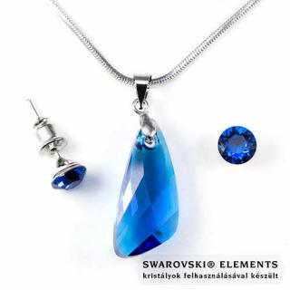 Swarovski® kristályos szett "Sagittarius" - Szárny 23 mm, Capri Blue + díszdoboz
