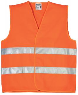 Coverguard Fluo Jól Láthatósági Mellény, 2 Keresztcsíkkal, Narancs S-5XL